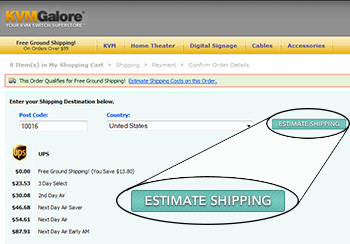 Estimate Shipping