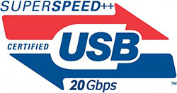 USB 3.2 logo and marketing branding