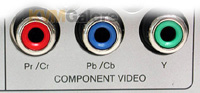 Component video connectors