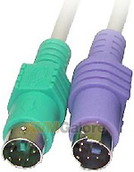 PS/2 male connectors